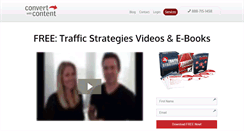 Desktop Screenshot of convertwithcontent.com